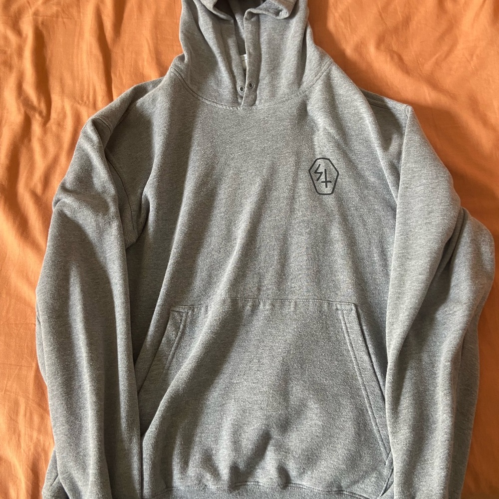 sketchy tank hoodie gray